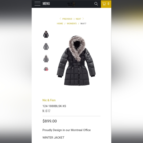 Real Fox Fur trim Winter Parka / jacket - Picture 2 of 6